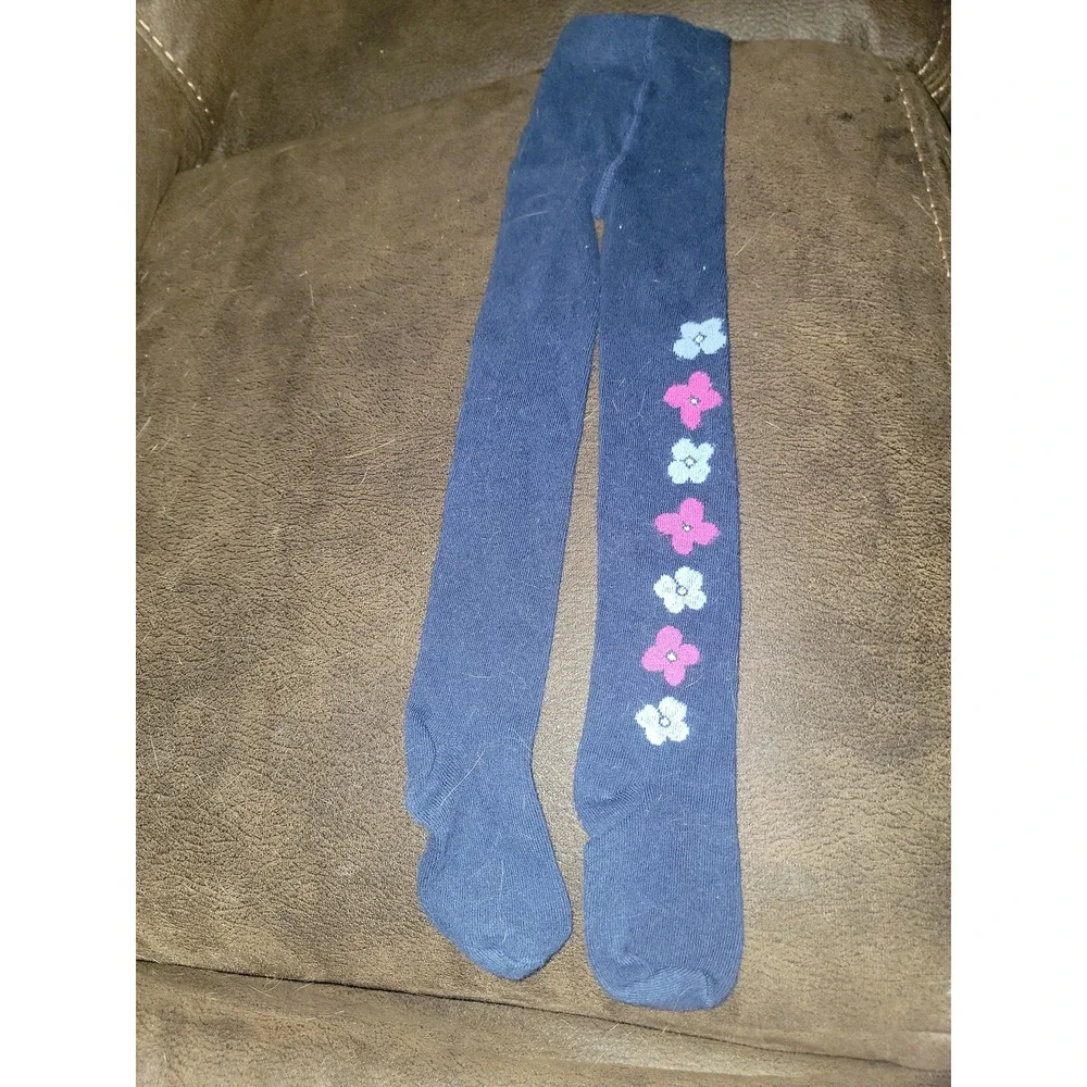 Gymboree charm class floral‎ dress size 2t tights 12 24 months
